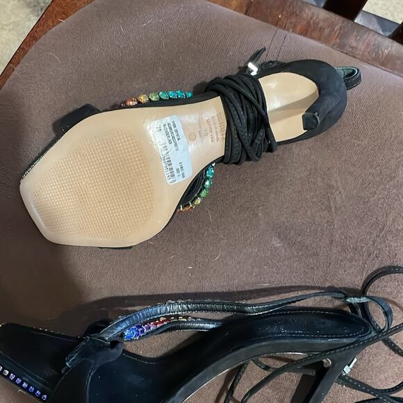 SCHUTZ rainbow sandal heels - Picture 10 of 12